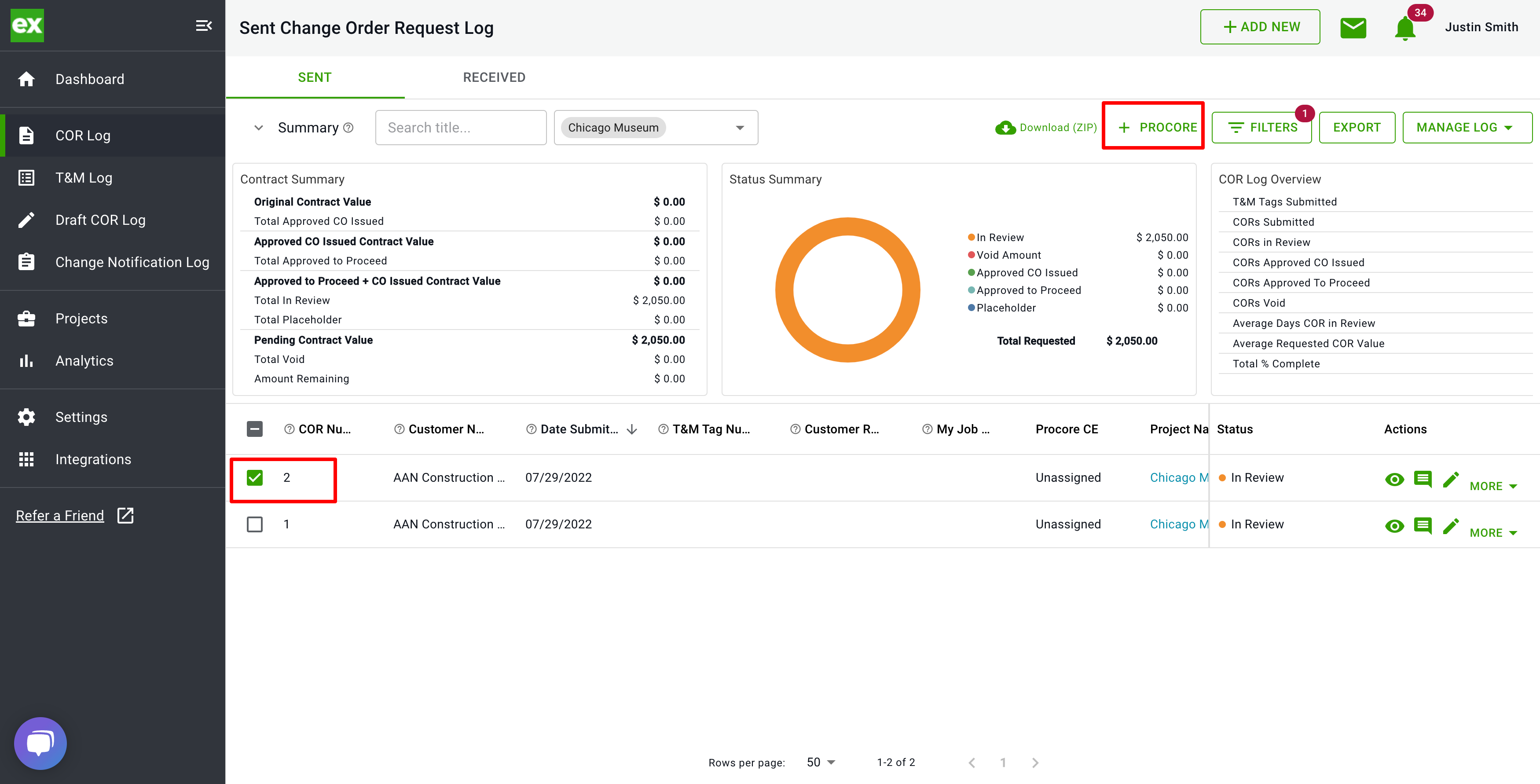 Procore Integration Overview